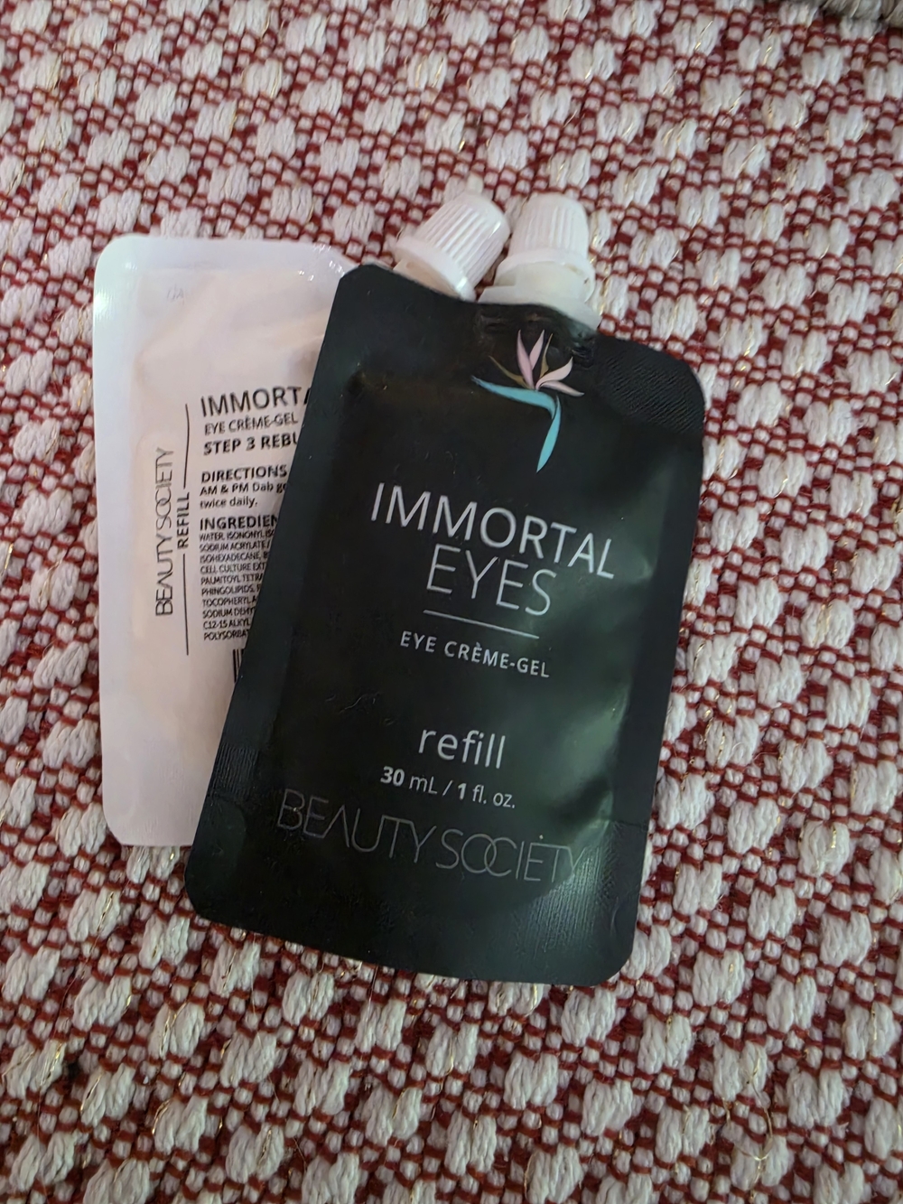 Beauty Society Immortal Eyes Eye Crème-Gel Refill — Black Packaging